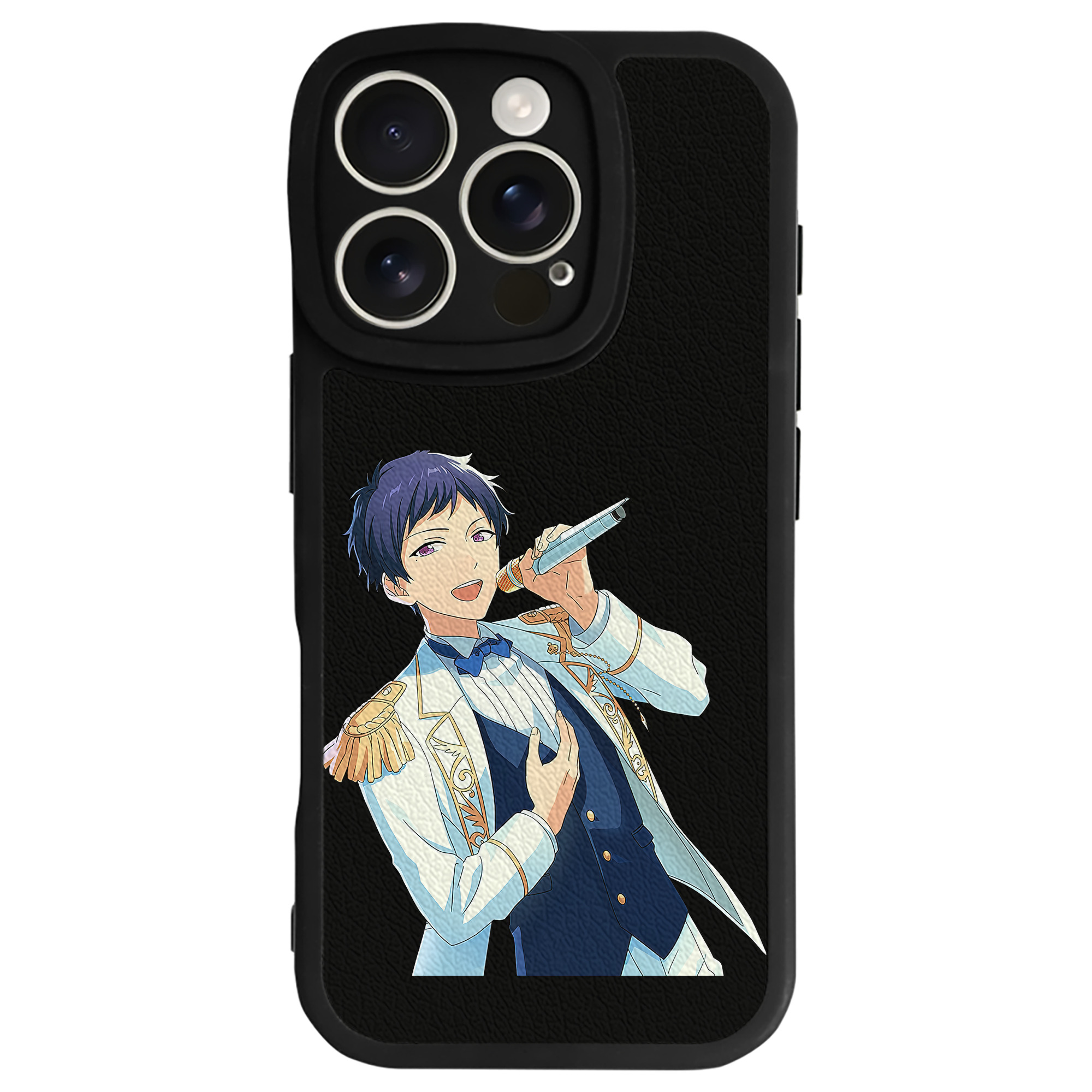 （画像用） あんさんぶるスターズ! Ensemble Stars 【iPhone 16シリーズ対応】シリコンスマホケース（レザー調） 材質：シリコン